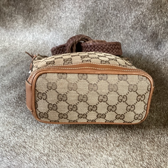 Authentic Gucci Bucket Bag Crossbody Handbag Vintage Boho Bags - Picture 4 of 10